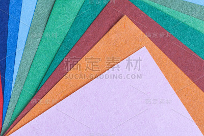 抽象的彩色折纸图案纹理堆叠层