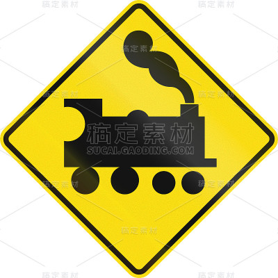新西兰公路标志-前方未受控制的铁路道口