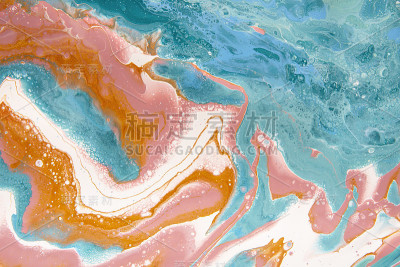 蓝色油漆，加入金粉