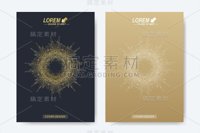 现代矢量模板的小册子，传单，传单，封面，杂志或