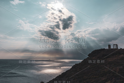 希腊苏尼翁角波塞冬史诗神庙