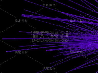 紫色的光纤