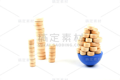 风险管理概念上的白色背景。