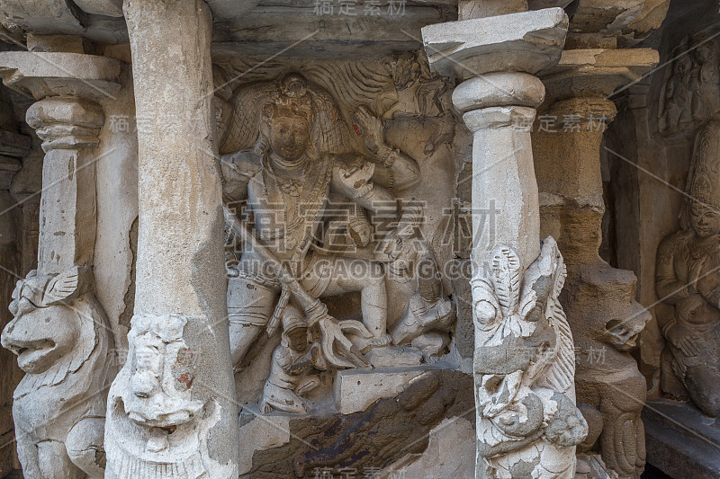 内观古寺庙Kanchipuram Kailasanathar庙