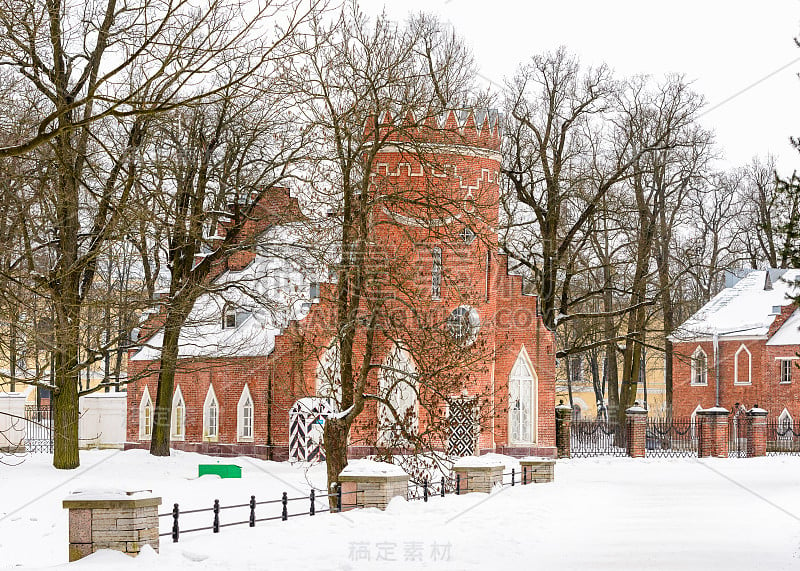 Tsarskoye Selo(普希金)建筑，圣彼得堡东南25公里，俄罗斯。