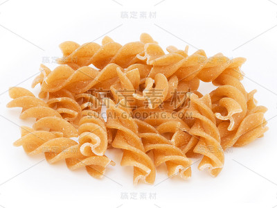堆意大利螺旋面。