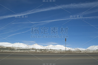 科罗拉多高地乡村公路。