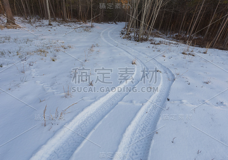 北卡罗莱纳飓风后的踪迹