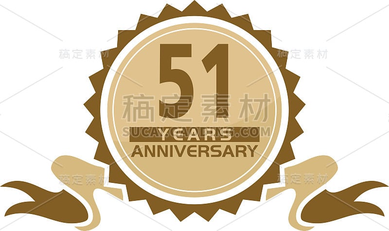 51周年丝带