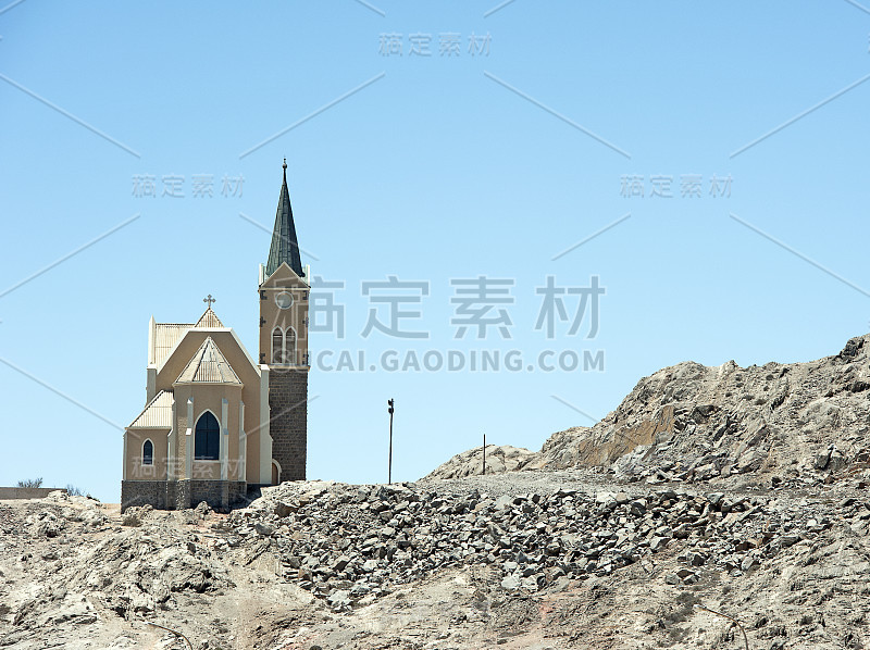 Felsenkirche, Luderitz，纳米比亚，非洲