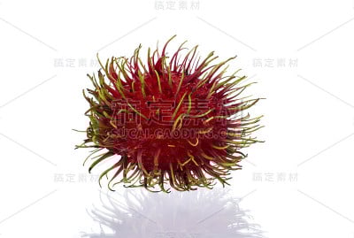 红毛丹水果的特写