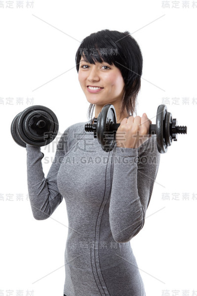 健身模型举重