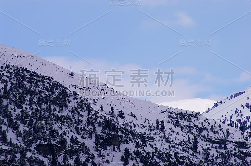 土耳其的金牛雪山