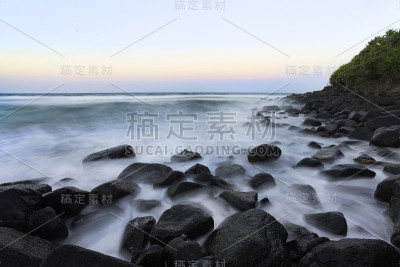 伯利日落