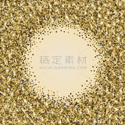 金色闪烁明亮的向量