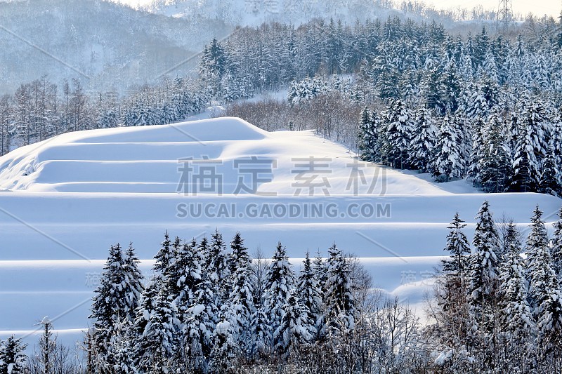 普通冬季山地皮肤