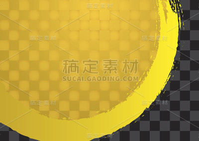 日式背景金叶