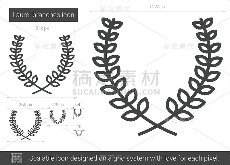 月桂分支线图标