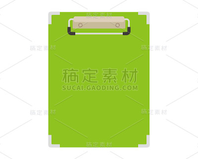 剪贴板矢量插图。填写问卷