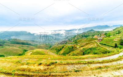 中国龙胜的梯田
