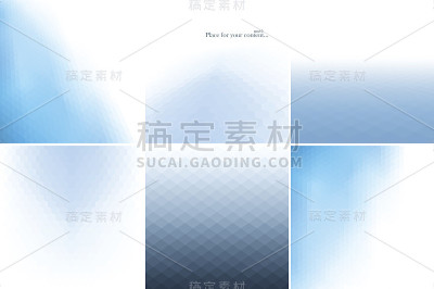 蓝色的抽象背景。