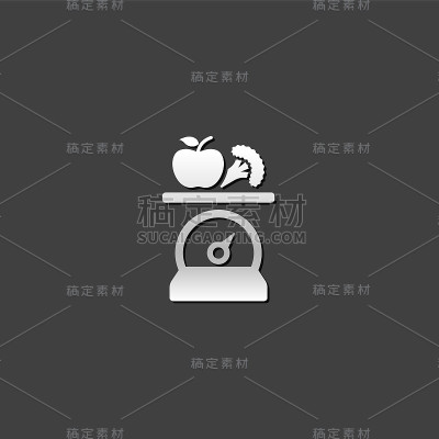 金属图标-食物秤