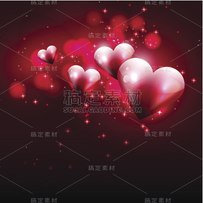 飞翔的心在黑暗的背景