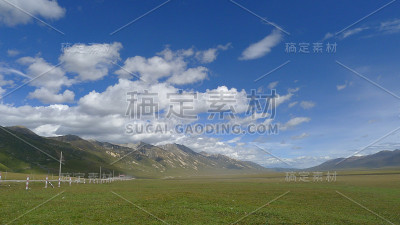 高山草原和青藏高原