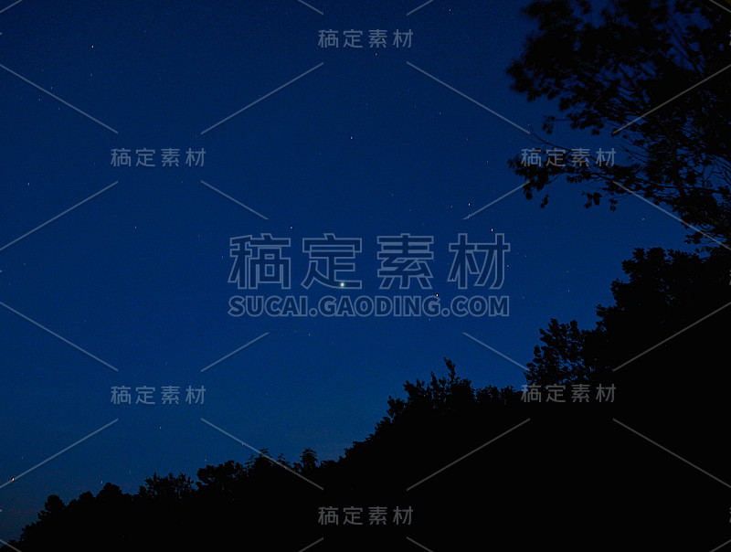 北卡罗莱纳山夜空