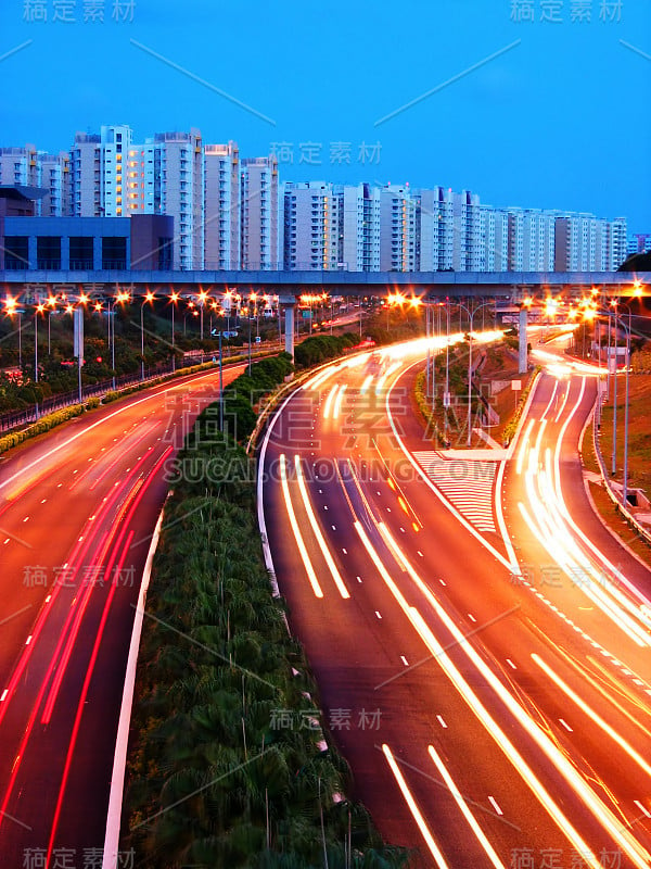 高速公路夜景