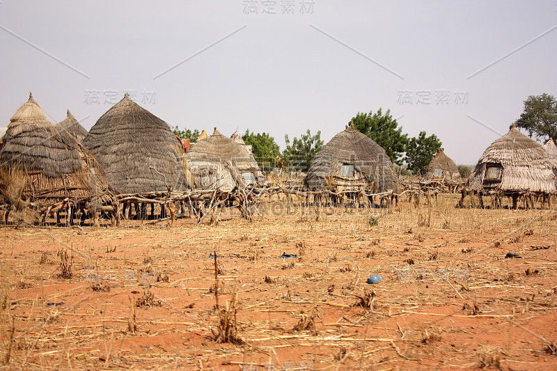 非洲乡村小屋