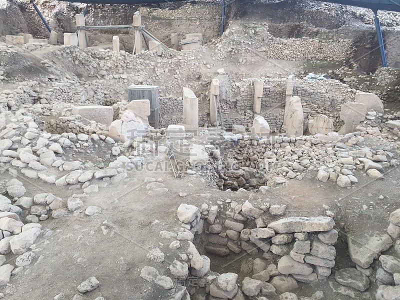 Göbeklitepe Örencik村联合国教科文组织世界遗产方尖碑动物图案Şanlıurfa的第