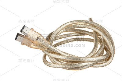 网线隔离在白色背景上