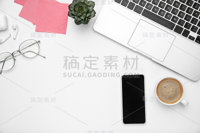 平坦的躺,实物模型。女性家庭办公空间，拷贝空间