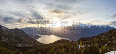 加拿大自然景观全景