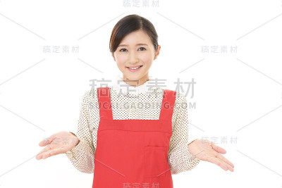 微笑的家庭主妇