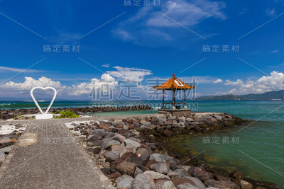 印度尼西亚巴厘岛海滩