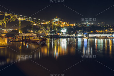 杜罗河和路易斯I桥之夜