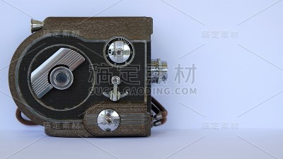 老式家庭电影8毫米胶卷相机