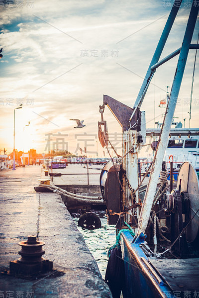 Ship in the harbor