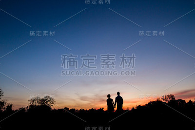 情人度假。