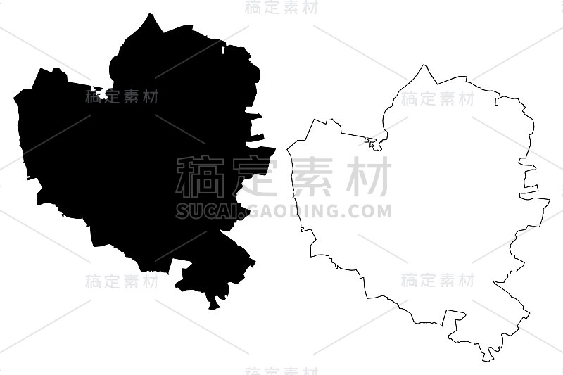 沃尔夫斯堡城市地图