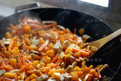 搅拌油炸食品