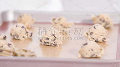 自制巧克力曲奇饼