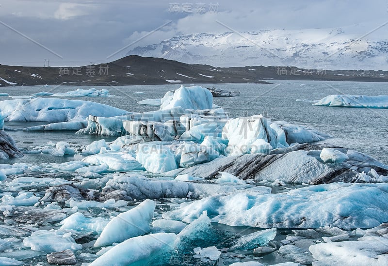 冰山在jokulsarlon