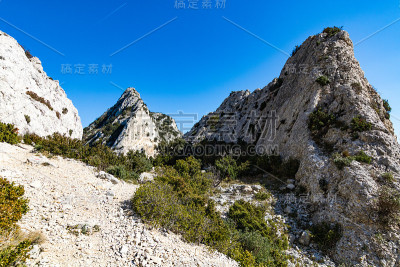 阿尔卑斯地区自然公园(法国)的科梅高原景观
