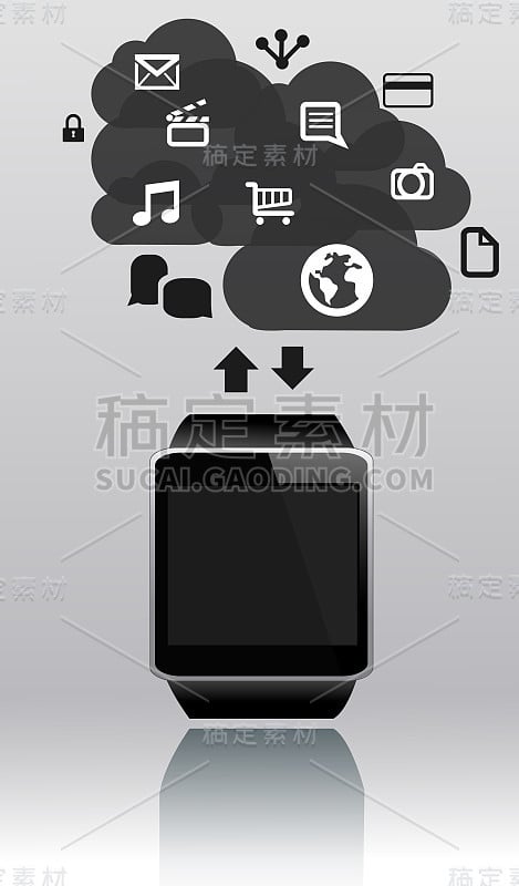 智能手表与网络图标