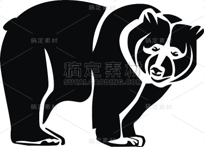 熊黑图标