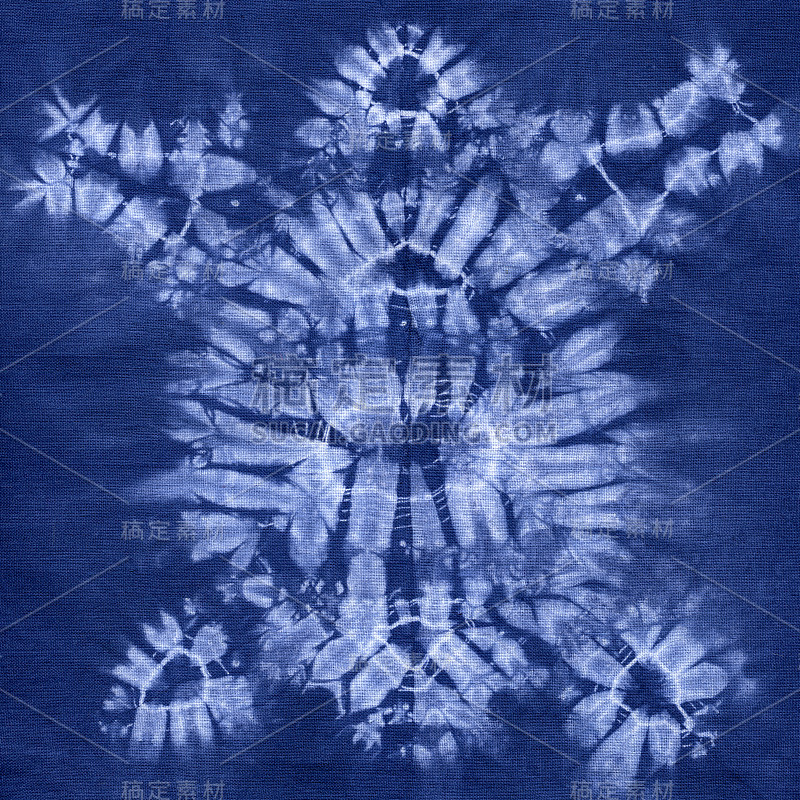 蜡染染色材料。Shibori