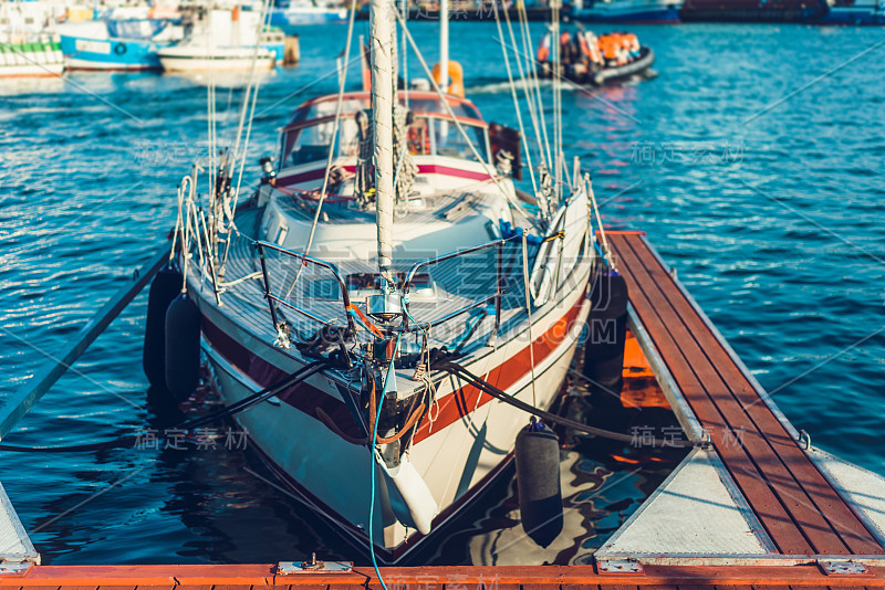 Ship in the harbor